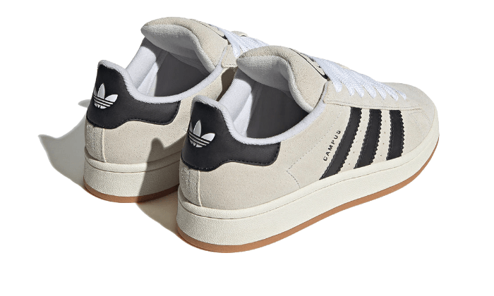 Parte de trás das sapatilhas Adidas Campus 00s Crystal White Core Black