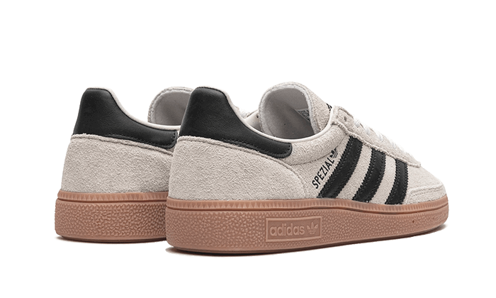 Parte de trás das sapatilhas Adidas Handball Spezial Aluminum Core Black