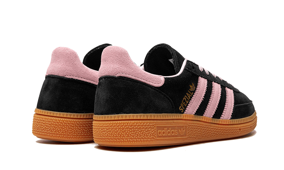 Parte de trás das sapatilhas Adidas Handball Spezial Core Black Clear Pink