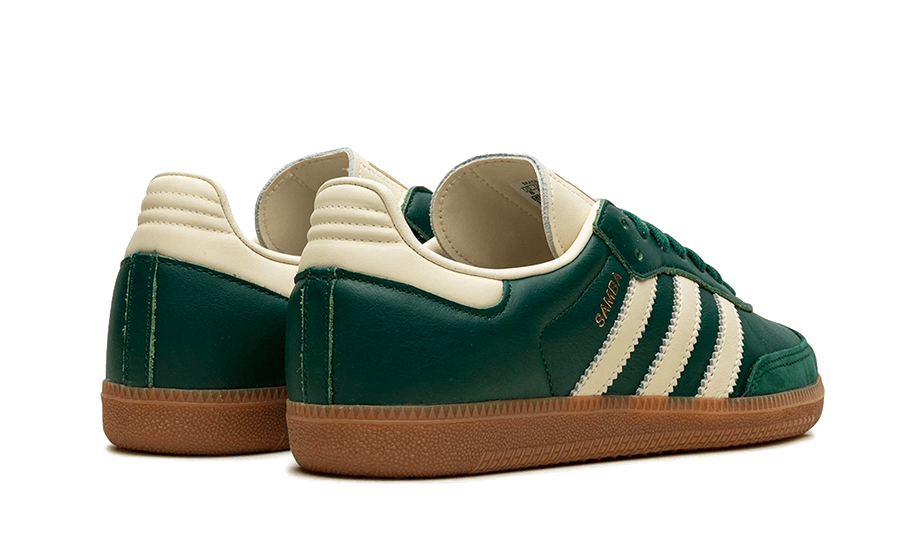 Parte de trás das sapatilhas Adidas Samba OG Collegiate Green
