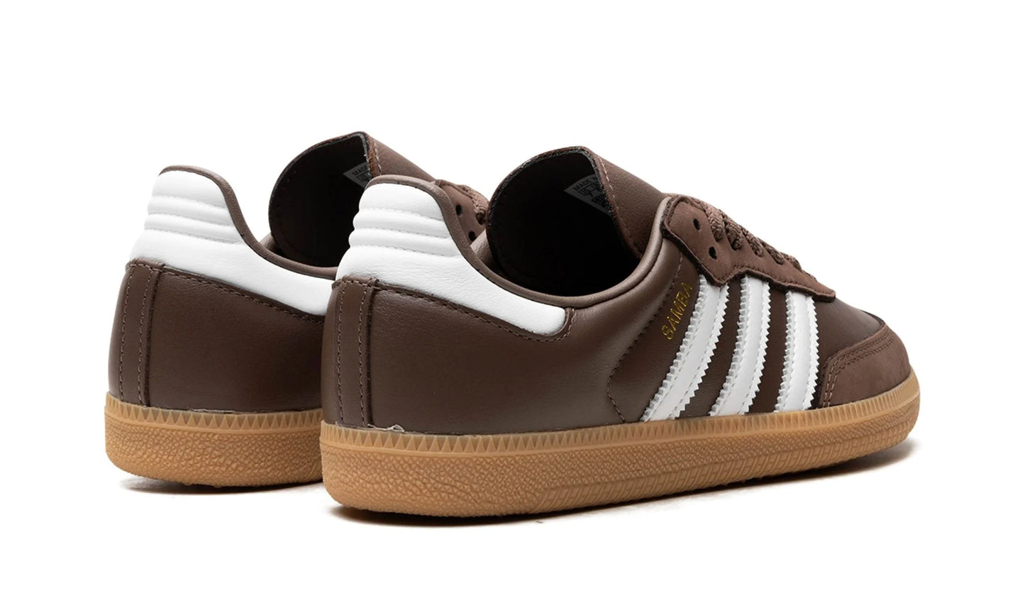 Parte de trás das sapatilhas Adidas Samba OG Earth Strata Gum