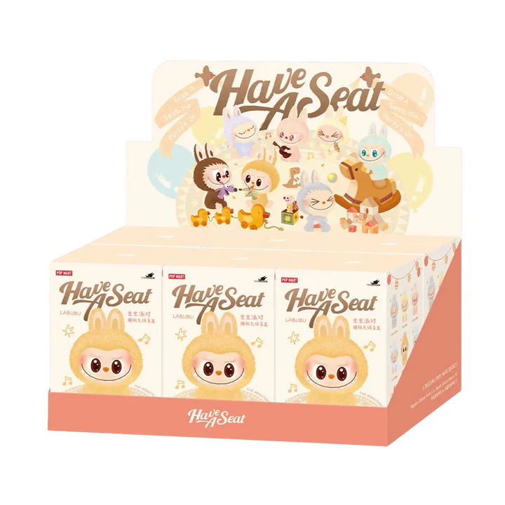 Pop Mart Labubu 'The Monsters' - Have a Seat Vinyl Plush Blind Box