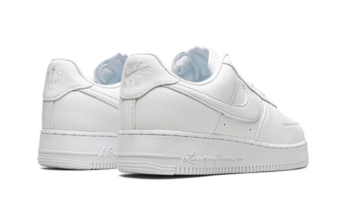 Parte de trás das sapatilhas Nike Air Force 1 Low NOCTA Drake Certified Lover Boy
