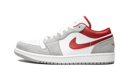 Air Jordan 1 Low SE Light Smoke Grey Gym Red