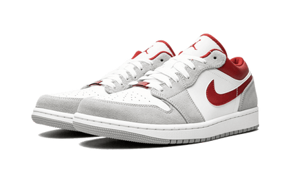 Air Jordan 1 Low SE Light Smoke Grey Gym Red