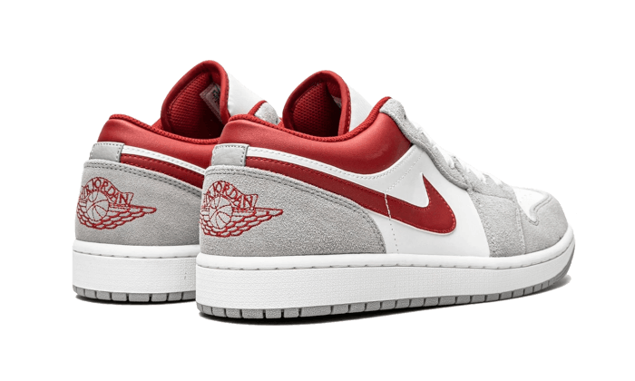 Air Jordan 1 Low SE Light Smoke Grey Gym Red