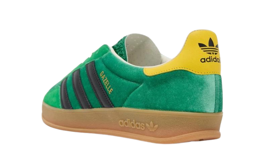 Parte de trás das sapatilhas Adidas Gazelle Indoor size? Exclusive Green Yellow