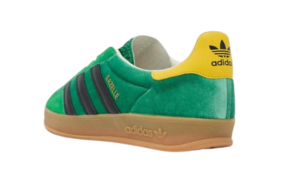 Parte de trás das sapatilhas Adidas Gazelle Indoor size? Exclusive Green Yellow