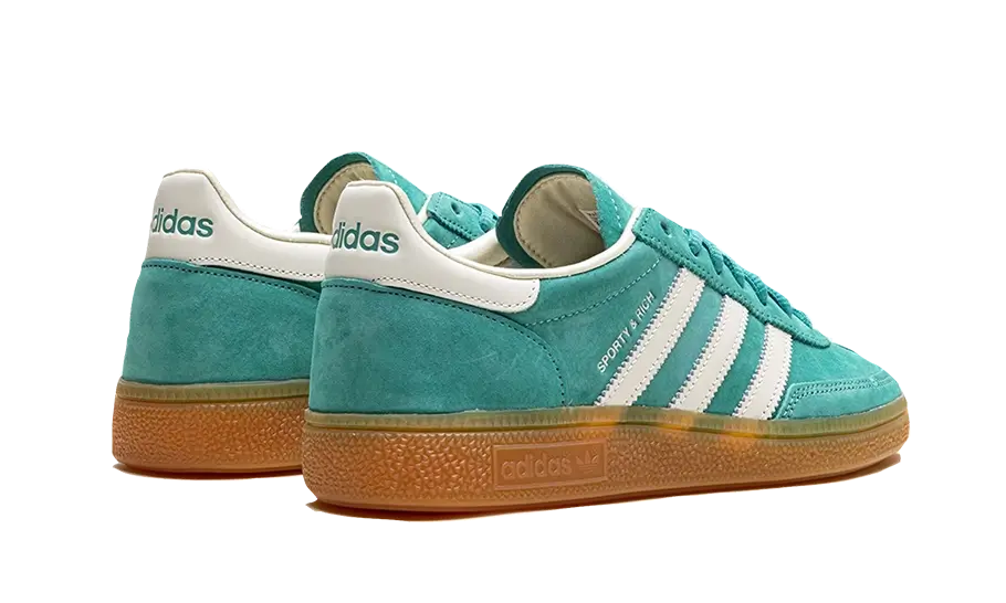 Parte de trás das sapatilhas Adidas Handball Spezial Sporty & Rich Green