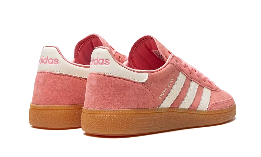 Parte de trás das sapatilhas Adidas Handball Spezial Sporty & Rich Pink