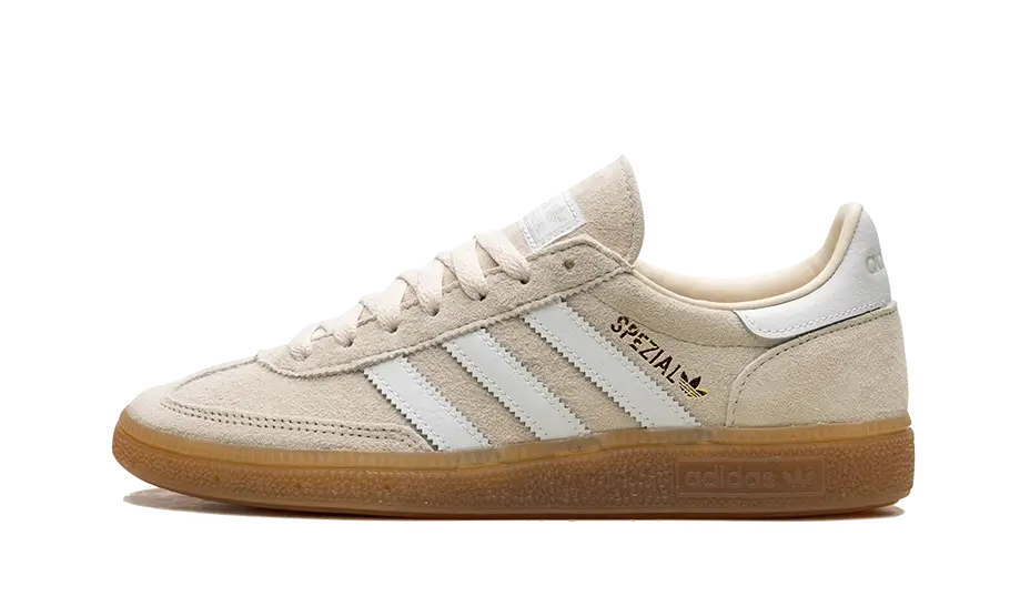 Lado esquerdo das sapatilhas Adidas Handball Spezial Wonder White