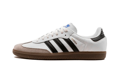 Lado esquerdo das sapatilhas Adidas Samba OG Cloud White