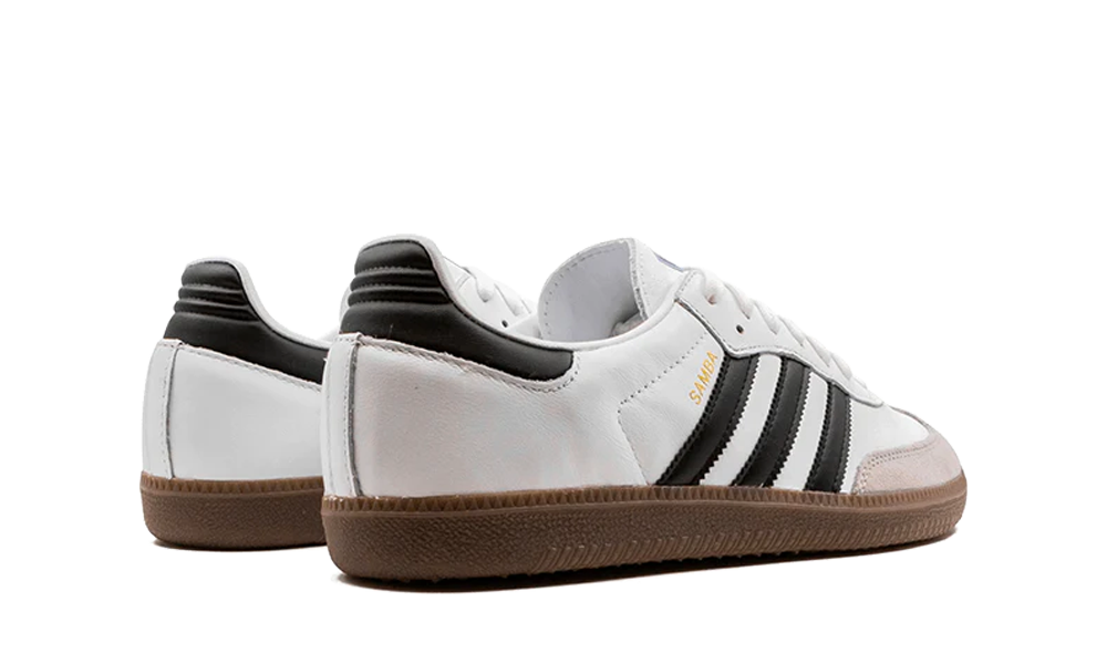 Parte de trás das sapatilhas Adidas Samba OG Cloud White