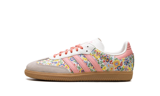Lado esquedo das Sapatilhas Adidas Samba OG GS Liberty London Floral Embroidery