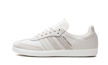 Lado esquerdo das sapatilhas Adidas Samba OG Kith Classics Cloud White