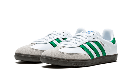 Parte da frente das sapatilhas Adidas Samba OG White Green