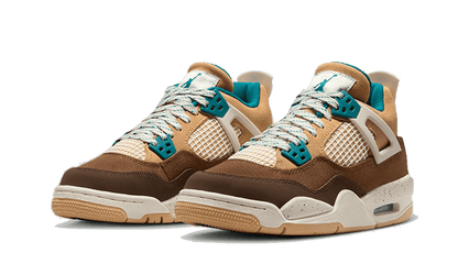 Parte da frente das sapatilhas Air Jordan 4 Retro Cacao Wow