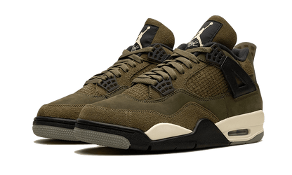 Parte da frente das sapatilhas Air Jordan 4 Retro SE Craft Medium Olive