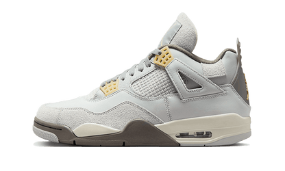 Lado esquerdo das sapatilhas Air Jordan 4 Retro SE Craft Photon Dust