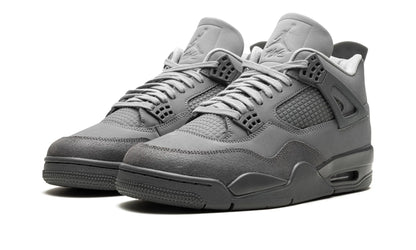 Parte da frente das sapatilhas Air Jordan 4 Retro SE Paris Olympics Wet Cement