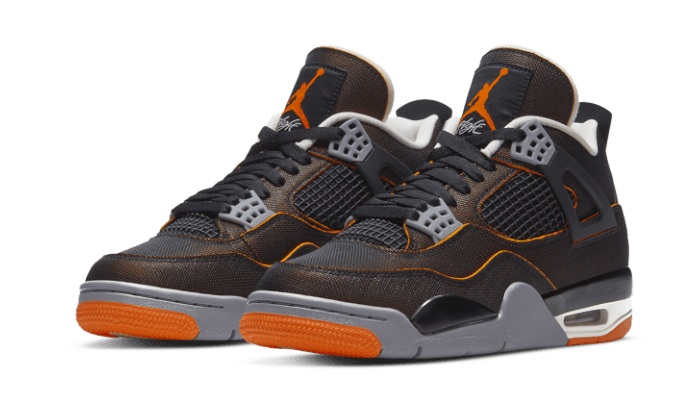 Parte da frente das sapatilhas Air Jordan 4 Retro Starfish