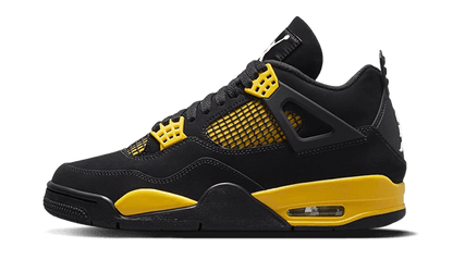 Lado esquerdo das sapatilhas Air Jordan 4 Retro Yellow Thunder