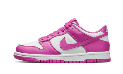 Lado esquerdo das sapatilhas Nike Dunk Low Active Fuchsia