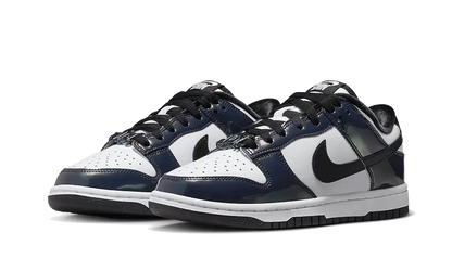Parte da frente das sapatilhas Nike Dunk Low SE Just Do It Iridescent